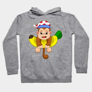 Monkey Sleeping Nightcap Hoodie